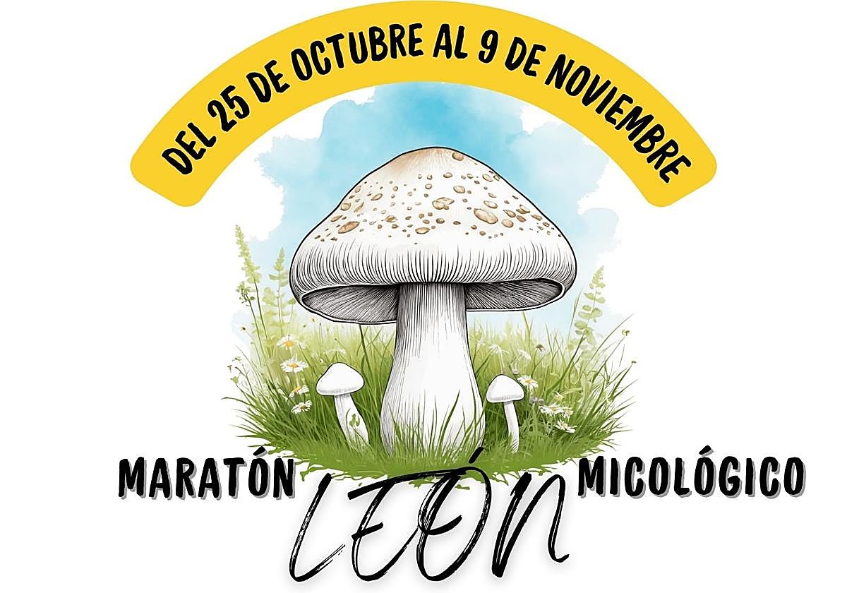 Cartel del maratón micológico de León