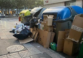 Imagen de archivo de la basura.