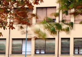 Viento en León en una imagen de archivo.