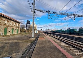 La estación de Santas Martas.