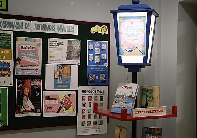 Un rincón en la zona infantil.