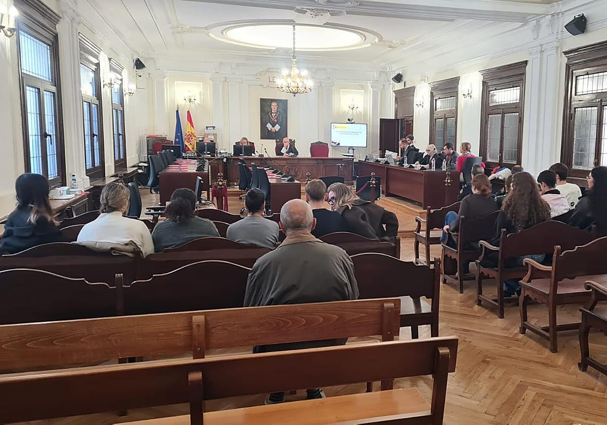 Última sesión del juicio en León.