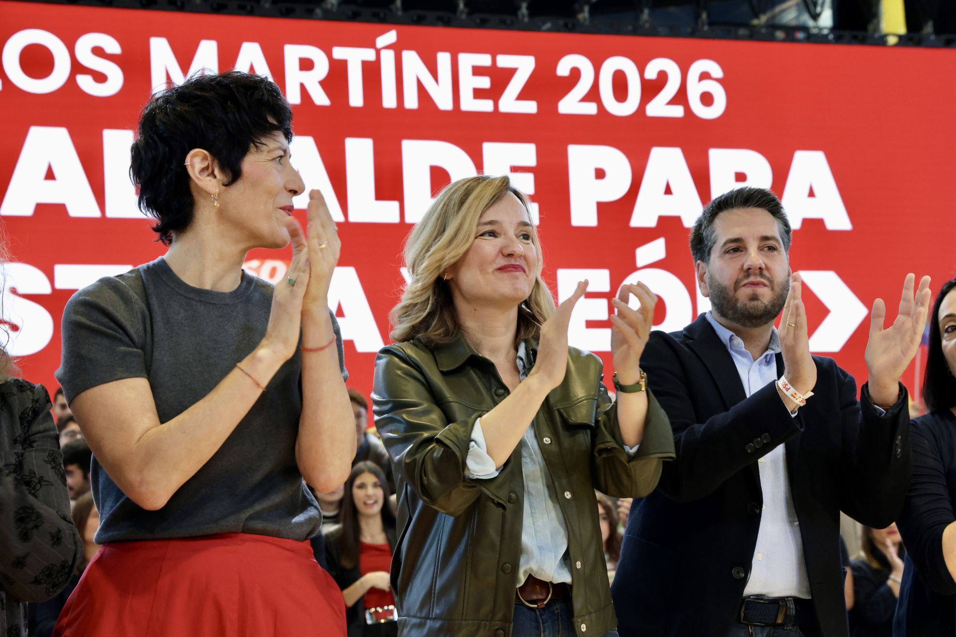 El acto del PSOE con Sánchez en León, en imágenes