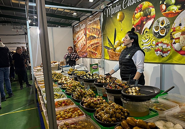 Productos tradicionales en la feria de Sahagún