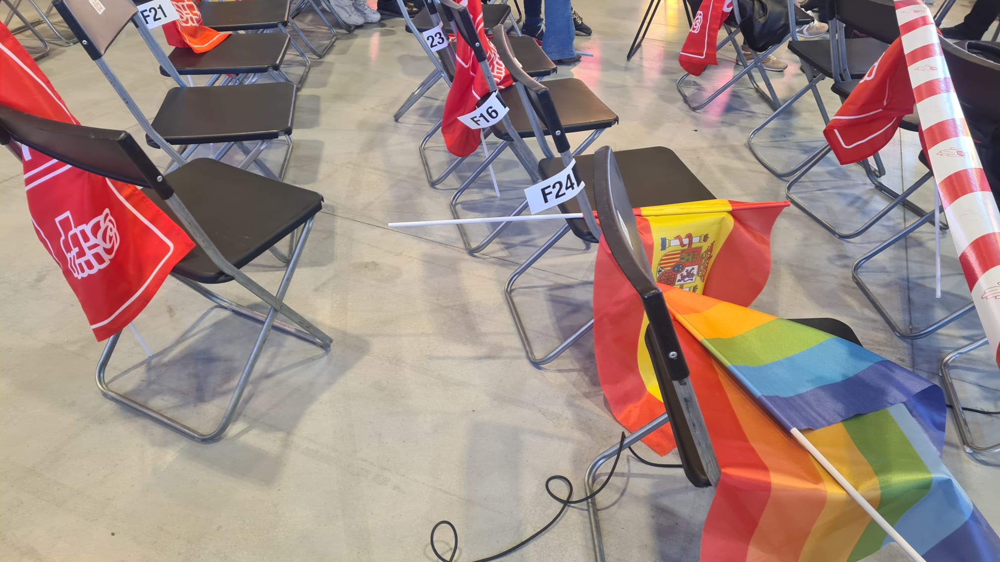 Las imágenes del acto de Sánchez con el PSOE en León