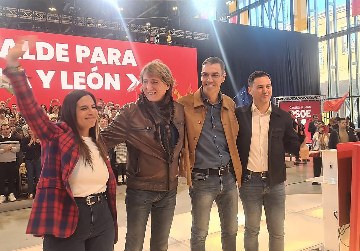 Acto público de Sánchez en León.