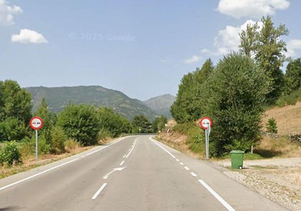 Tramos en el que tuvo lugar el accidente.