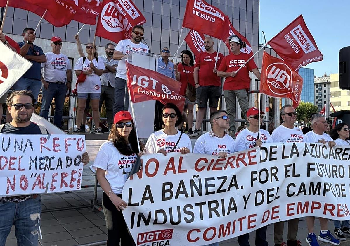Protesta por el futuro de La Bañeza.