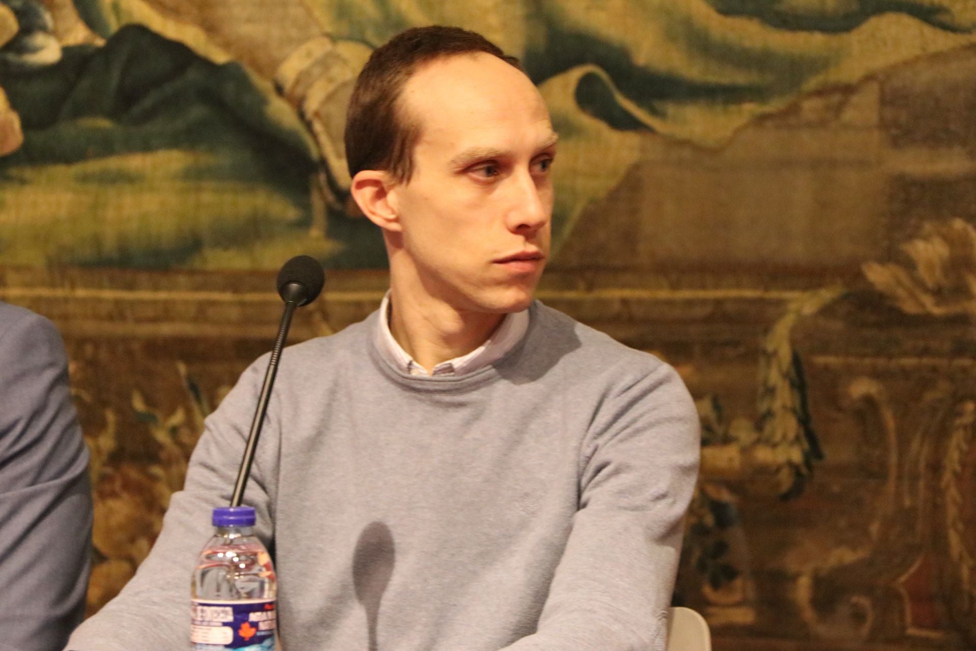 Jose Alejandro Alonso, técnico de servicios eléctricos del Ayuntamiento de León