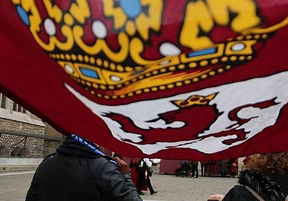 Concentración leonesista.