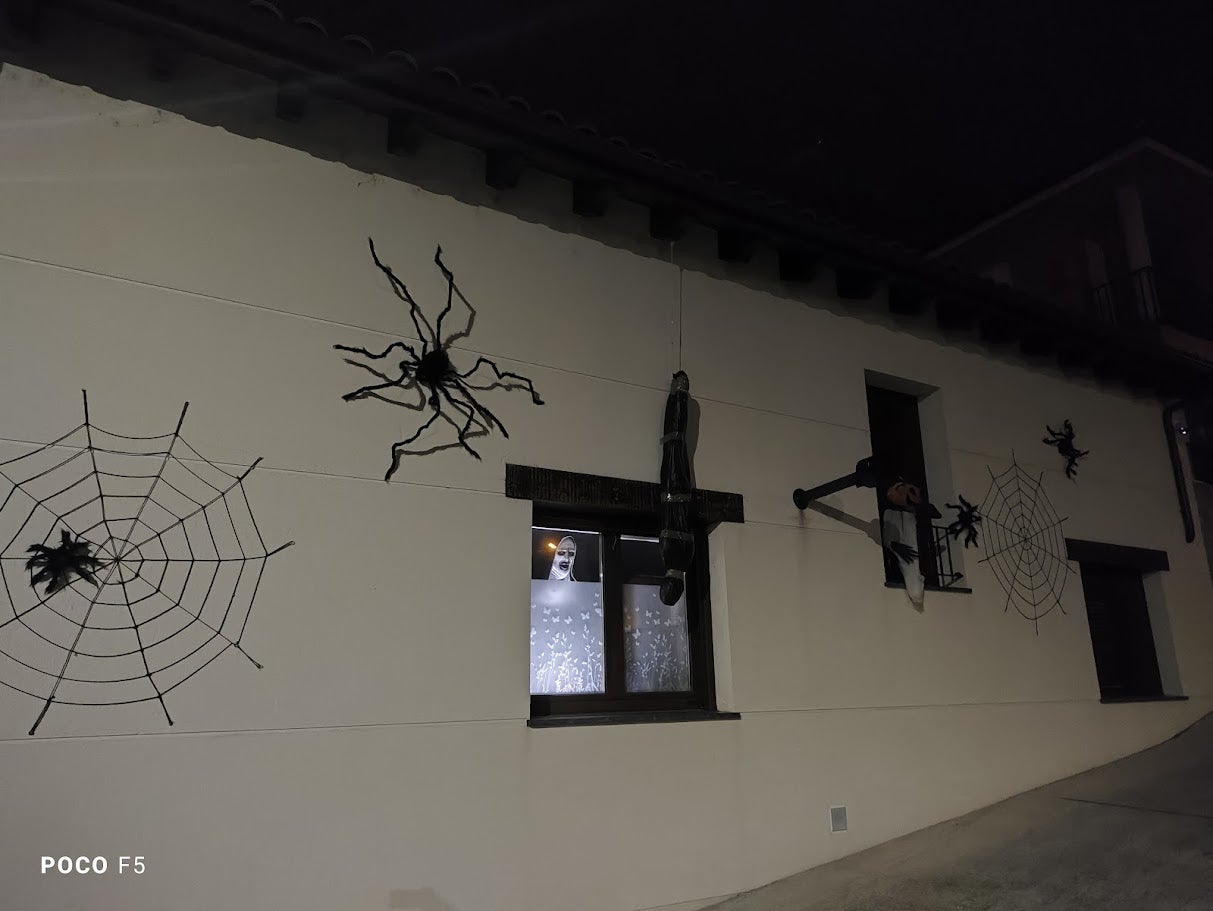 Las imágenes de la casa del terror de Astorga