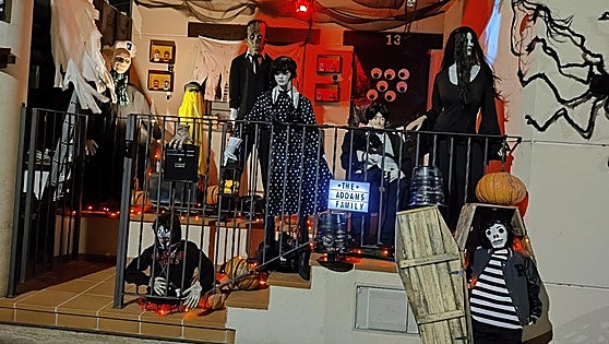 La casa más terrorífica de Astorga: «Estamos más de dos semanas preparando la decoración»