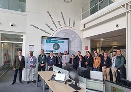 Visita de una delegación del Banco Iberoamericano de Desarrollo al Incibe el 31 de octubre.