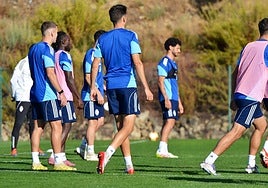 Un entrenamiento de la Deportiva.