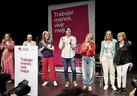 Acto en Valladolid con la ministra Yolanda Díaz.