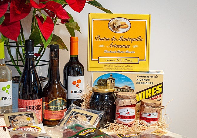 Los productos leoneses son los protagonistas de las cestas de Navidad de Hosteleón