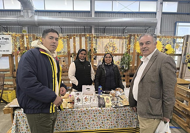 El alcalde de Astorga, José Luis Nieto, y el concejal de fiestas, Borja González en Apiastur