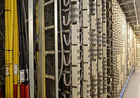 Central de cobre de Telefónica.