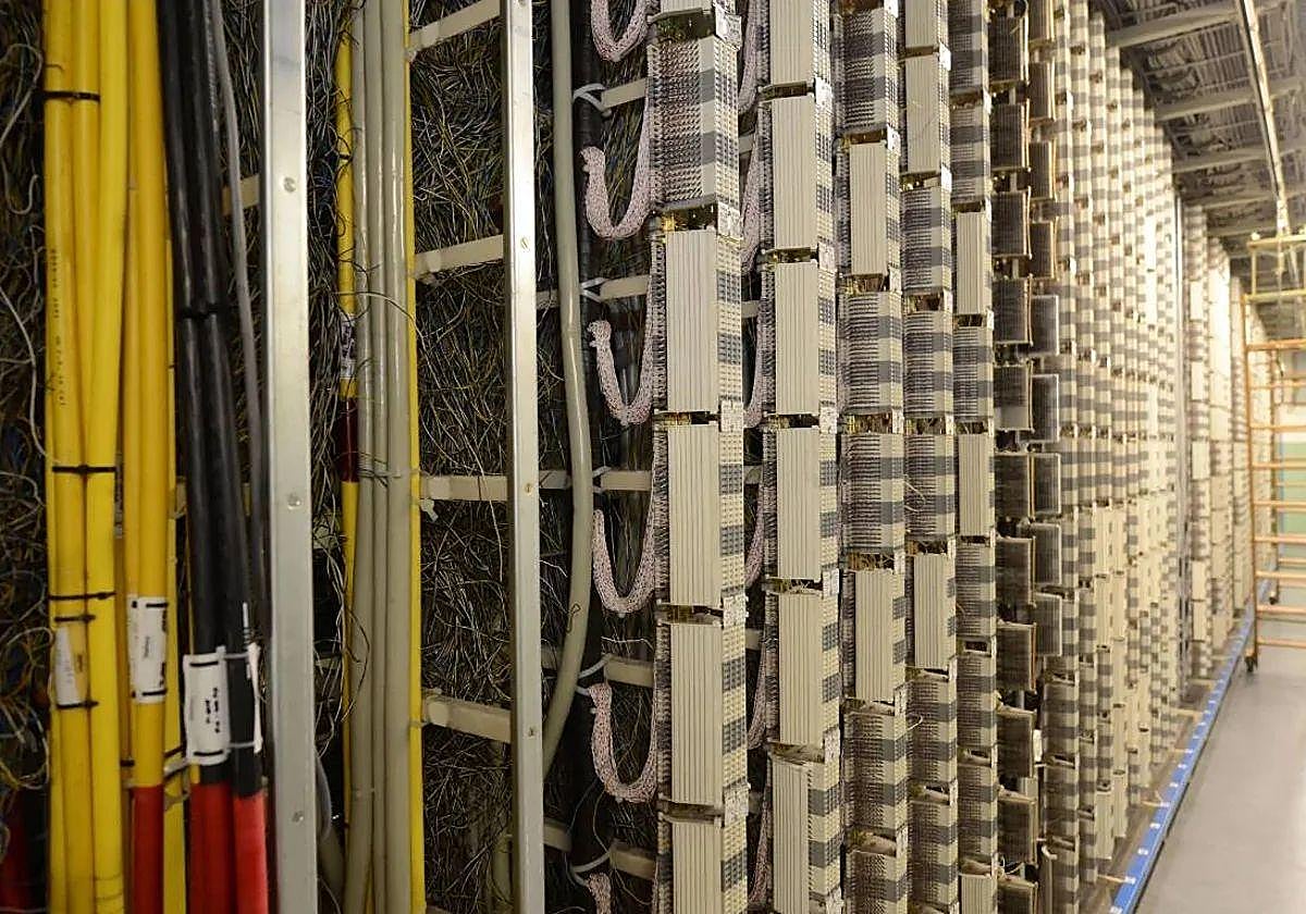 Central de cobre de Telefónica.