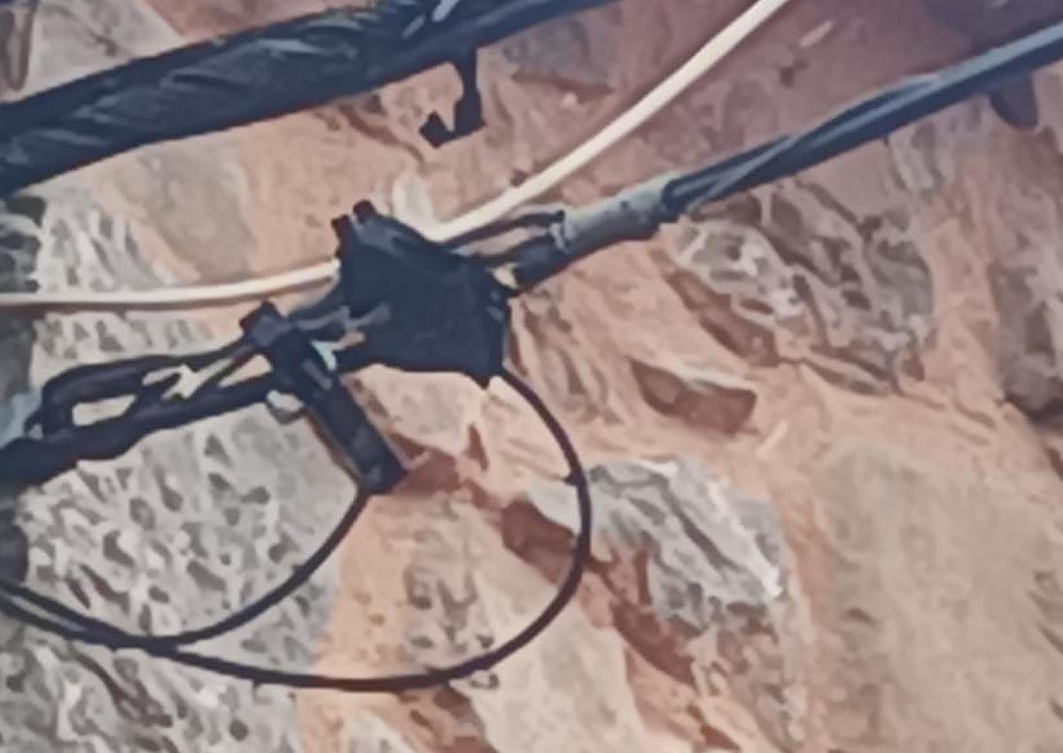 Imagen secundaria 1 - Imágenes del cableado afectado.