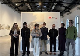 Imagen de la inauguración de la exposición.