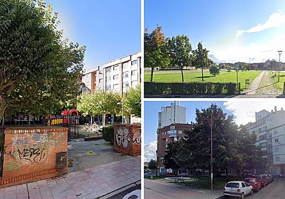 Los parques de Batalla de Clavijo, la Amistad y la Tolerancia y Cabeza de Vaca en León.