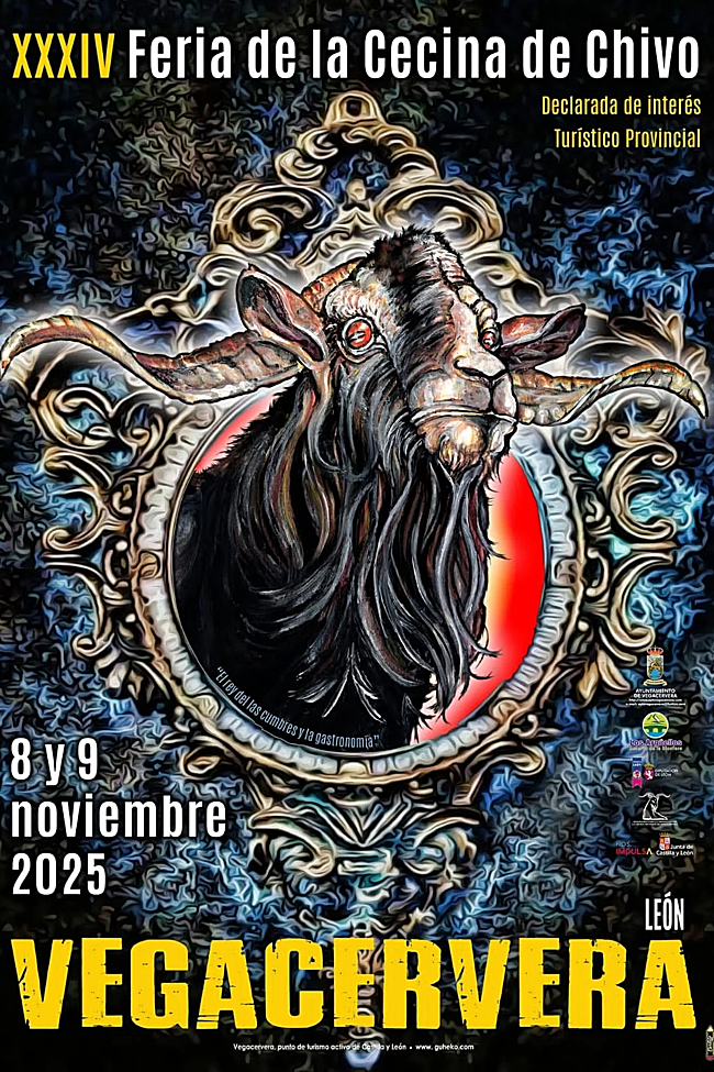Cartel feria Cecina de Chivo 2025