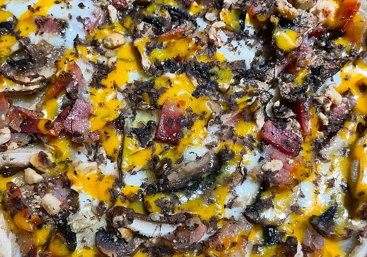 imagen de una de las pizzas que participa en el concurso.