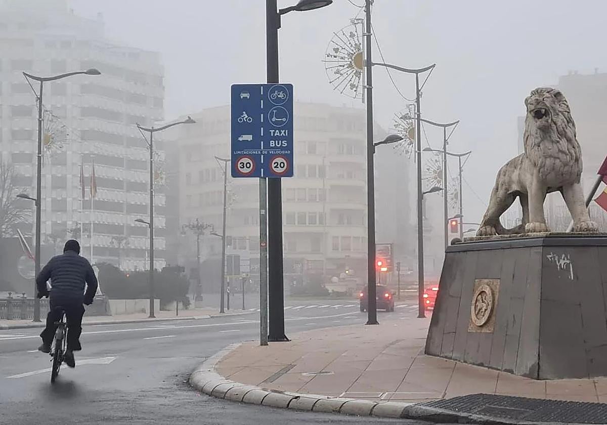 Niebla en León.