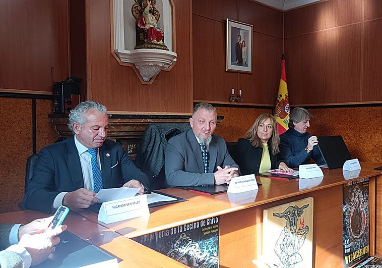 Nicanor Sen en la Feria de la Cecina de Chivo de Vegacervera