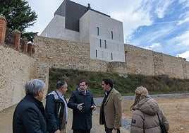 Imagen de Alfonso Fernández Mañueco en la muralla.
