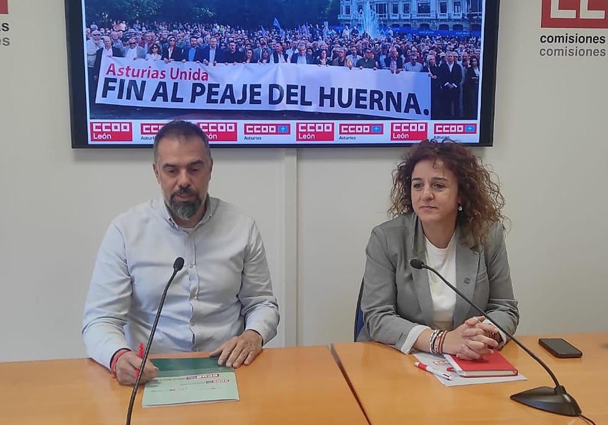 Representantes de Comisiones Obreras en Asturias y León.