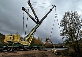 La Robla avanza en la urbanización del El Crispín, con la construcción de un nuevo puente