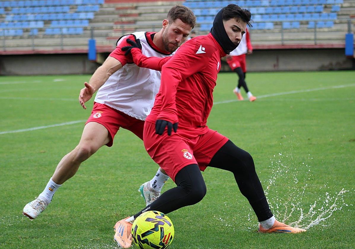 Imagen de un entrenamiento de la Cultural esta semana.