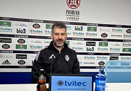 Fernando Estévez, en sala de prensa.