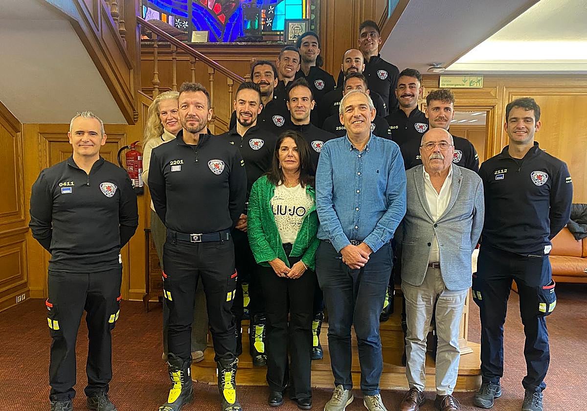 Nuevos bomberos de León.