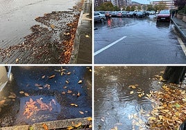 Imágenes de zonas anegadas por el agua en León.
