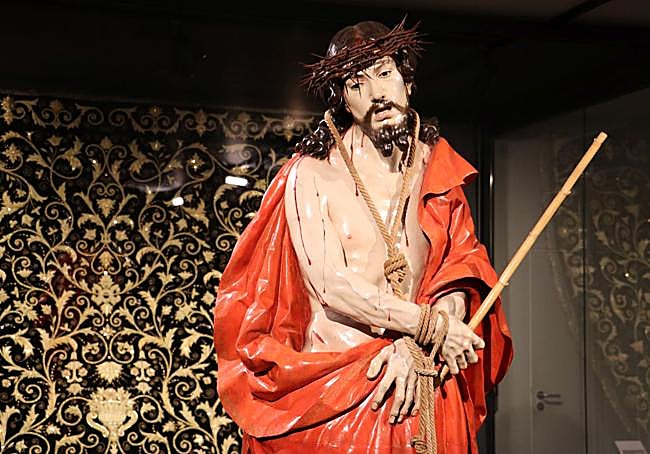 El Ecce Homo de la Redención -Luisa Roldán- está en el museo de forma temporal.