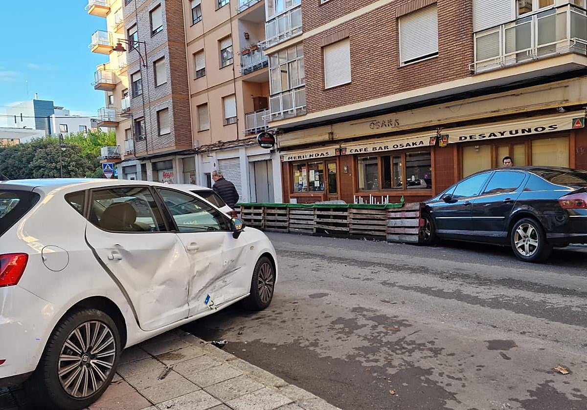 Los dos coches implicados en el suceso.