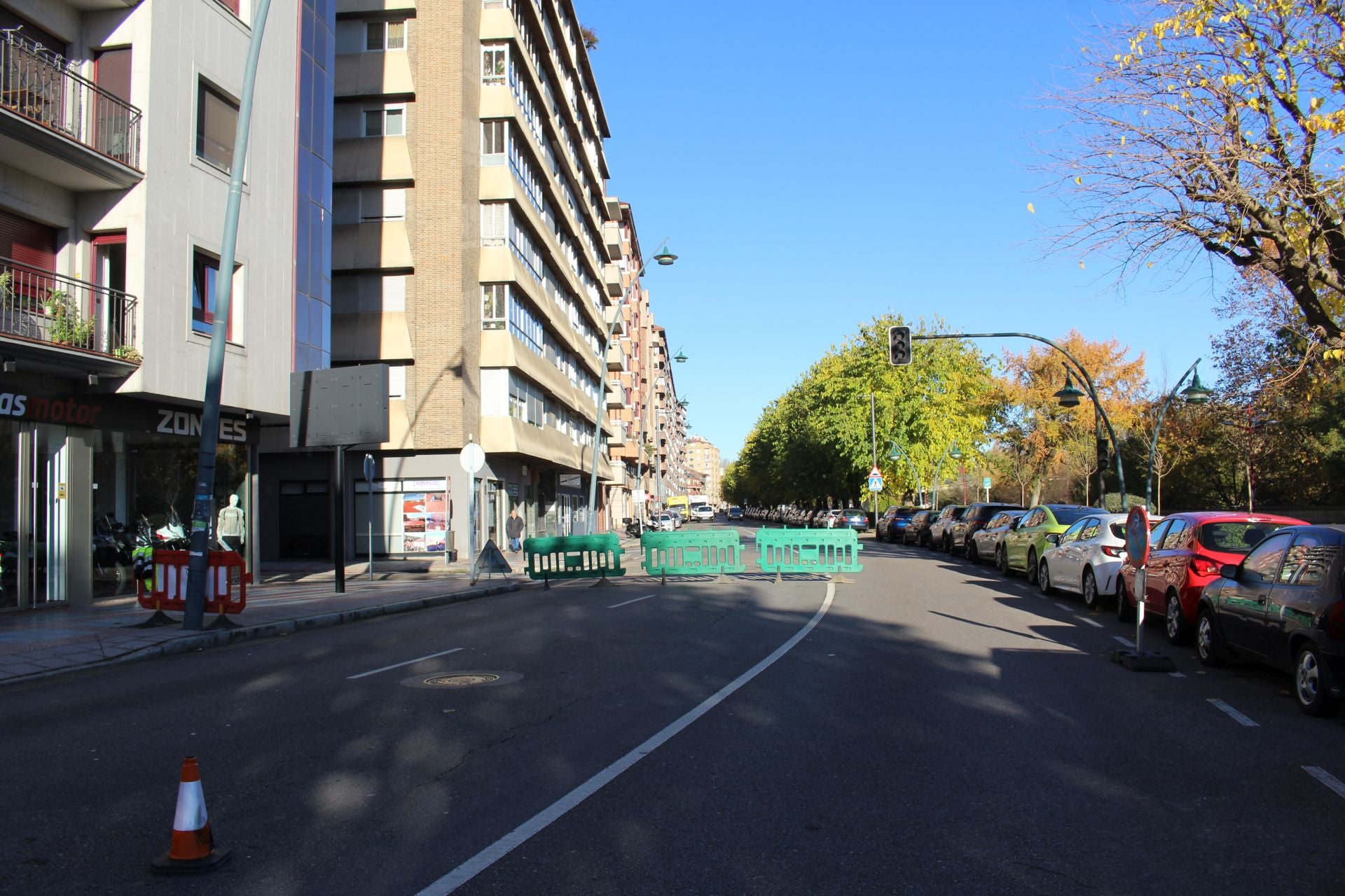 El Puente de los Leones, cortado al tráfico
