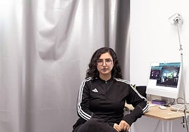 La artista leonesa Laura Tabarés