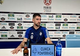 Undabarrena, en sala de prensa.