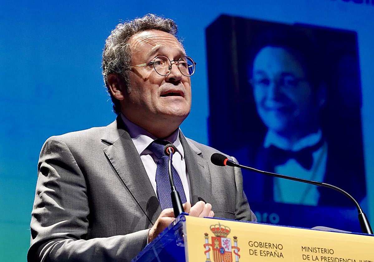 El fiscal general del Estado en una visita a León.