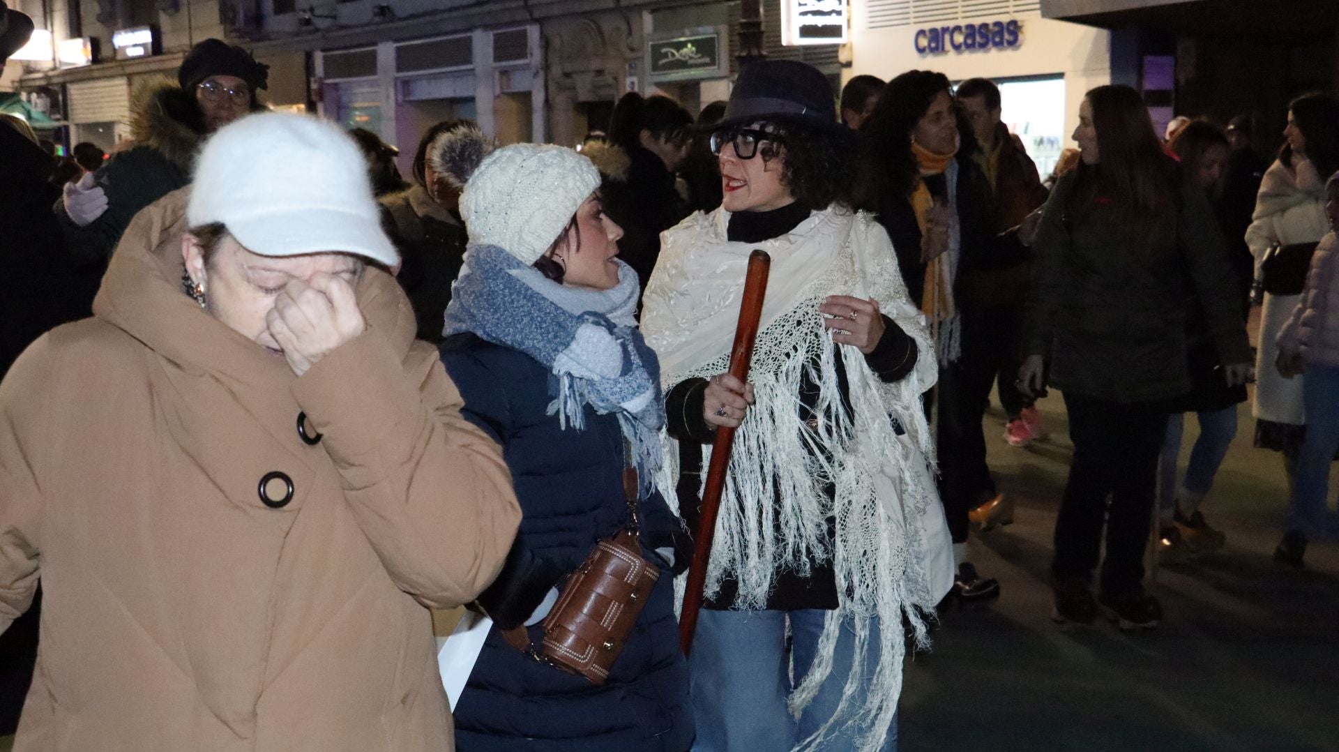 Las imágenes de la madreñada por las calles de León