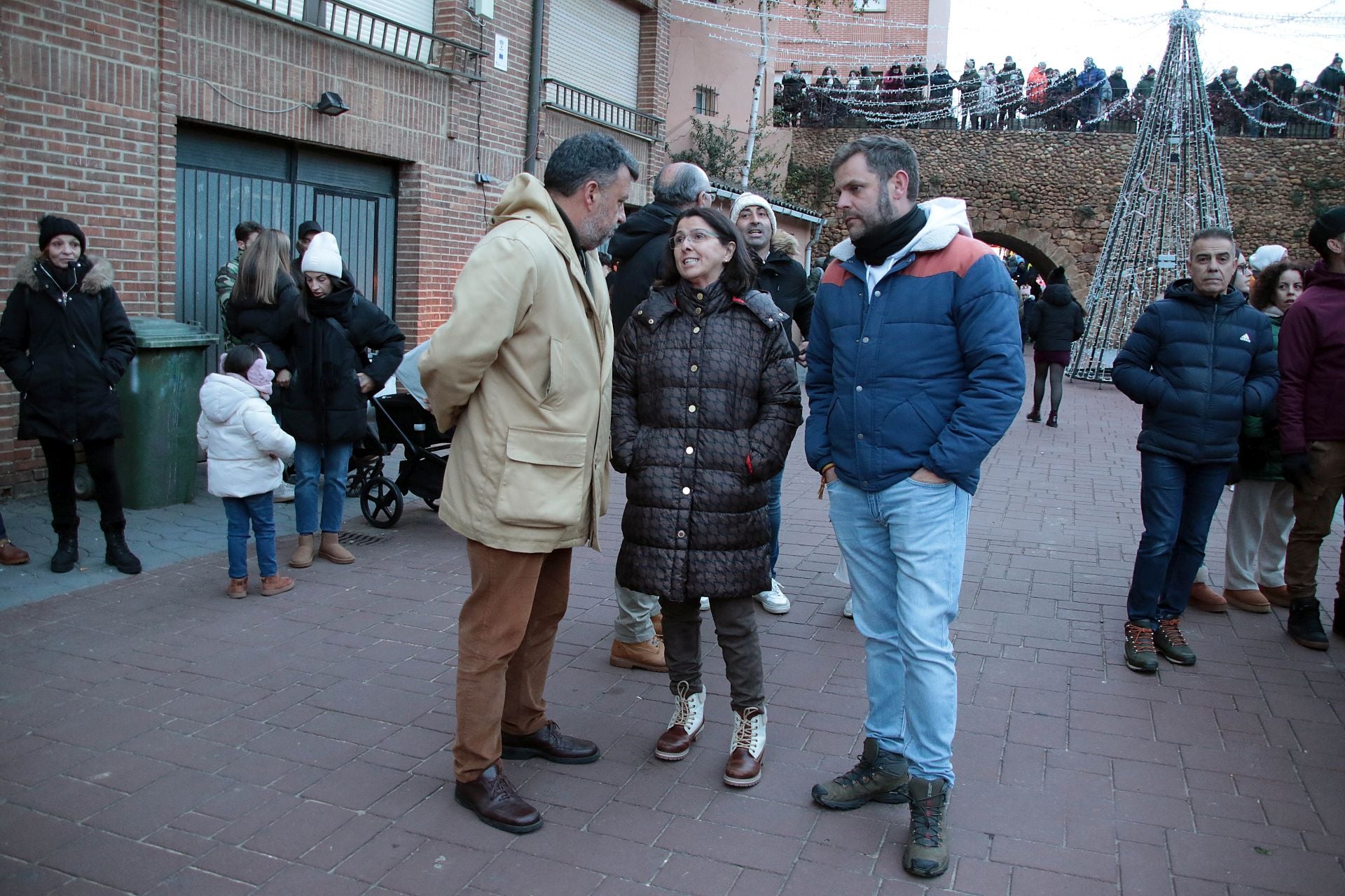 Así ha sido el encendido del pueblo europeo de la Navidad