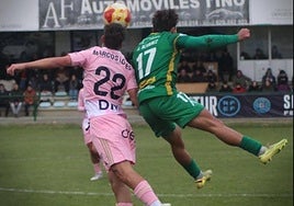 Un instante del partido en la Eragudina.