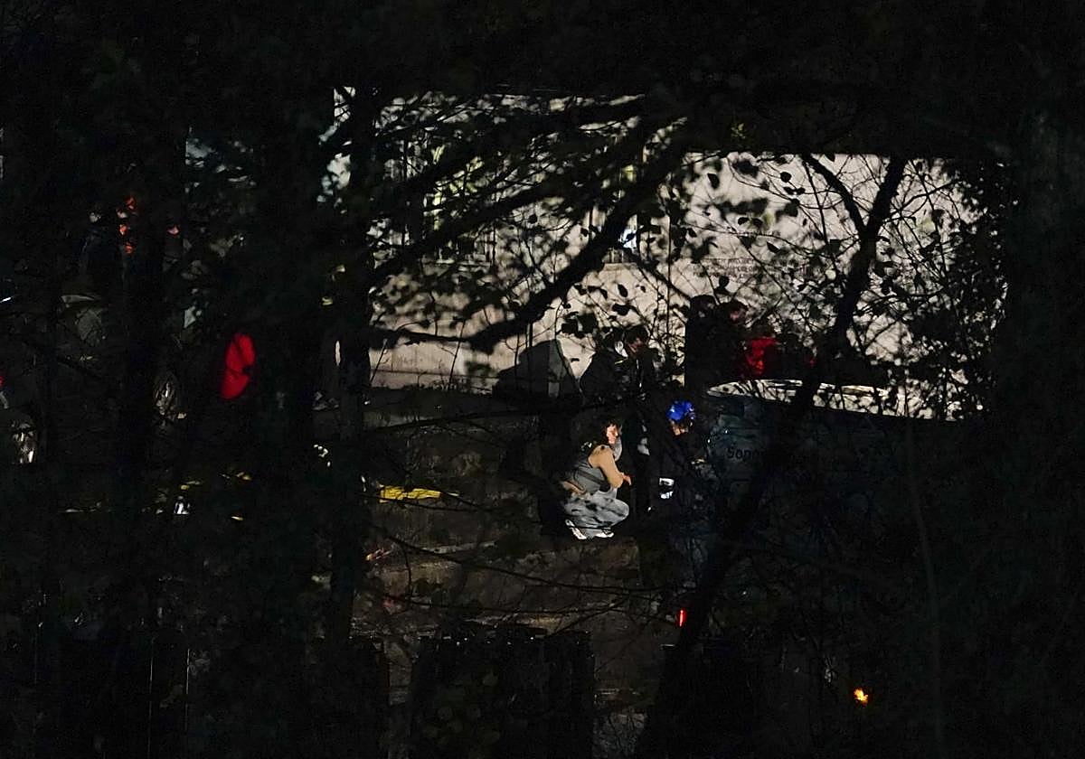 Las imágenes del accidente minero en Cangas del Narcea