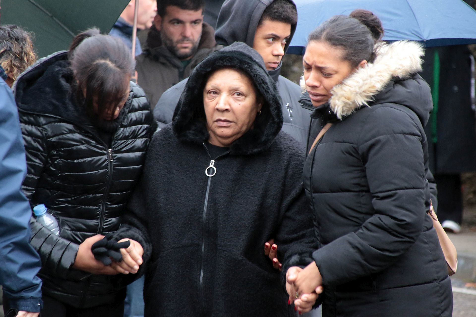 Imágenes del funeral por el minero fallecido en Caboalles