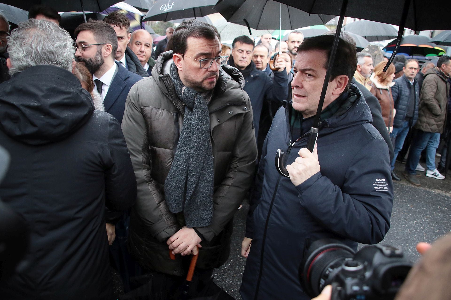 Imágenes del funeral por el minero fallecido en Caboalles