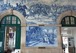 La estación de Oporto.
